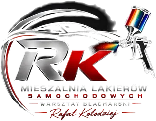 Logo RK — mieszalnia lakierów i warsztat blacharsko-lakierniczy